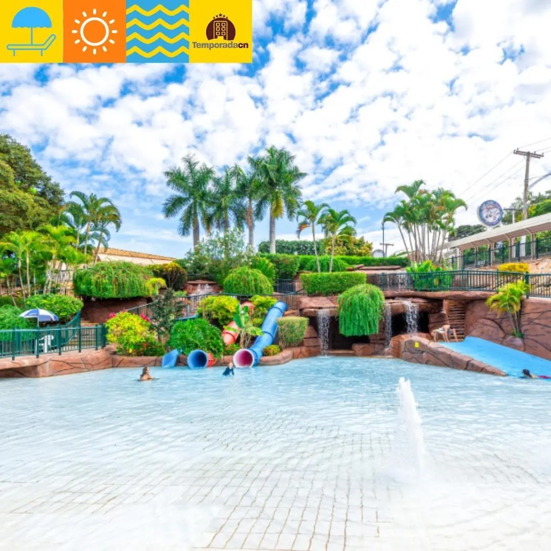 Piazza Com Acesso Ao Acqua Park - Gustavo3 Aparthotel Caldas Novas Brazilië